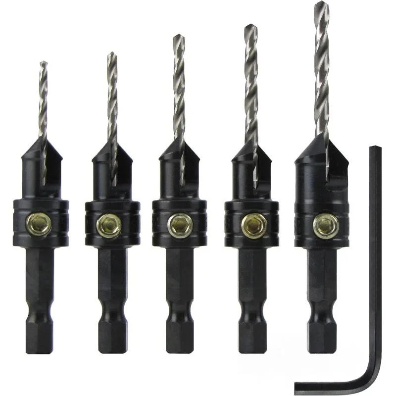 Chamfer-adjustable Titanium-coated Drill Bit — image 2