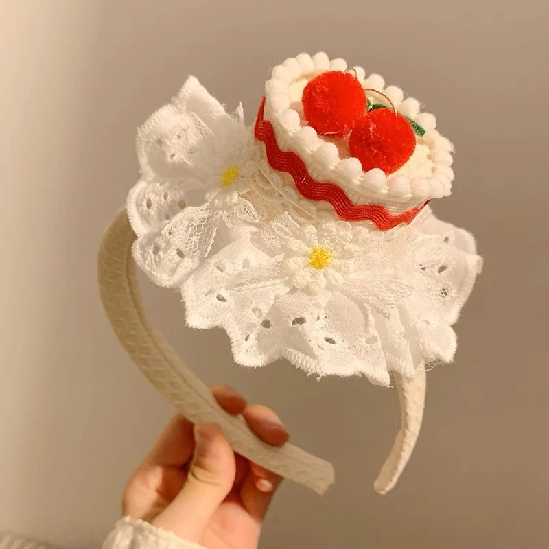 Cherry Cake Style Lace Hair Clip — variant image