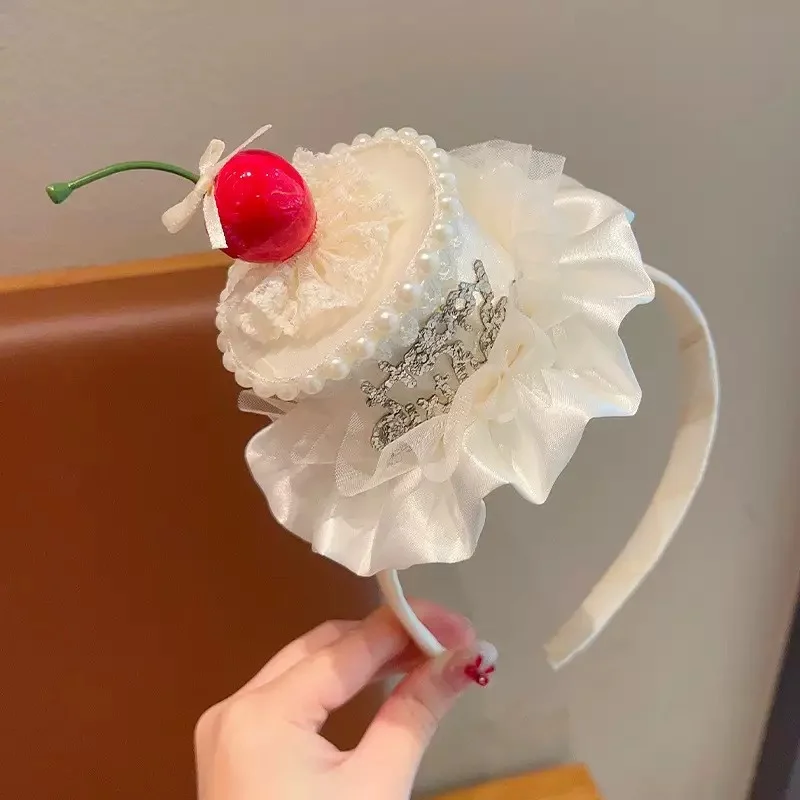 Cherry Cake Style Lace Hair Clip — variant image