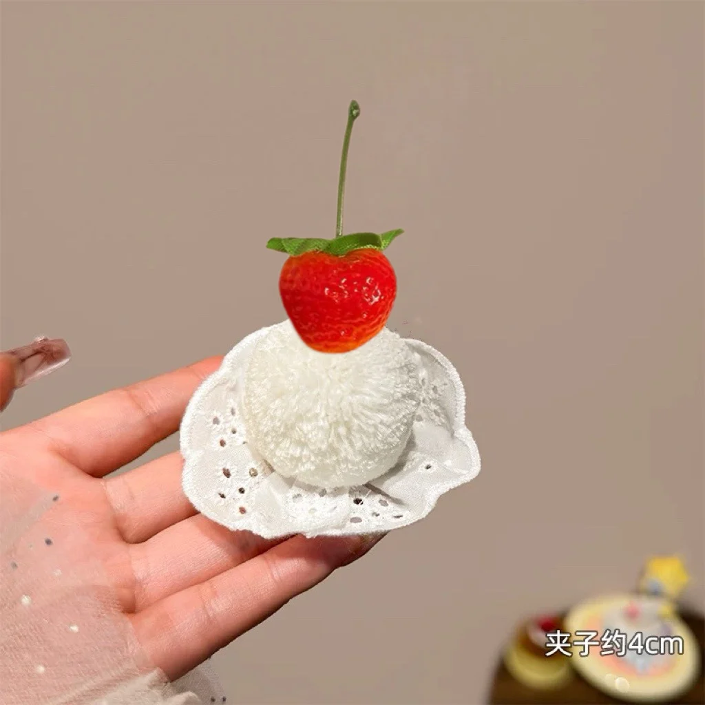 Cherry Cake Style Lace Hair Clip — variant image