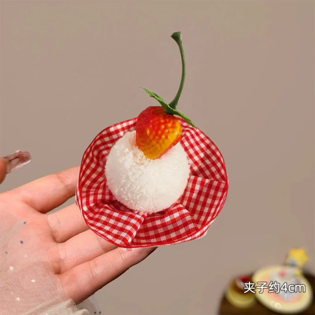 Cherry Cake Style Lace Hair Clip — variant image