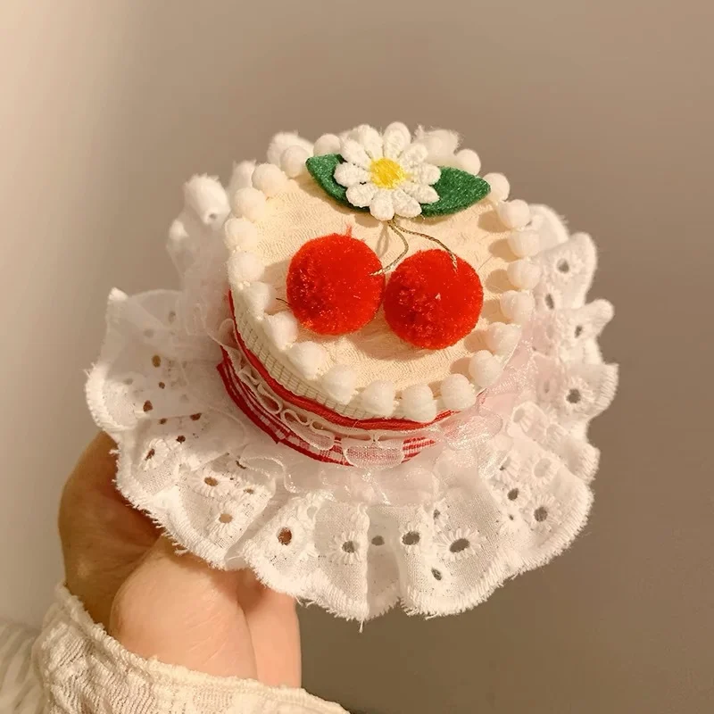 Cherry Cake Style Lace Hair Clip — variant image