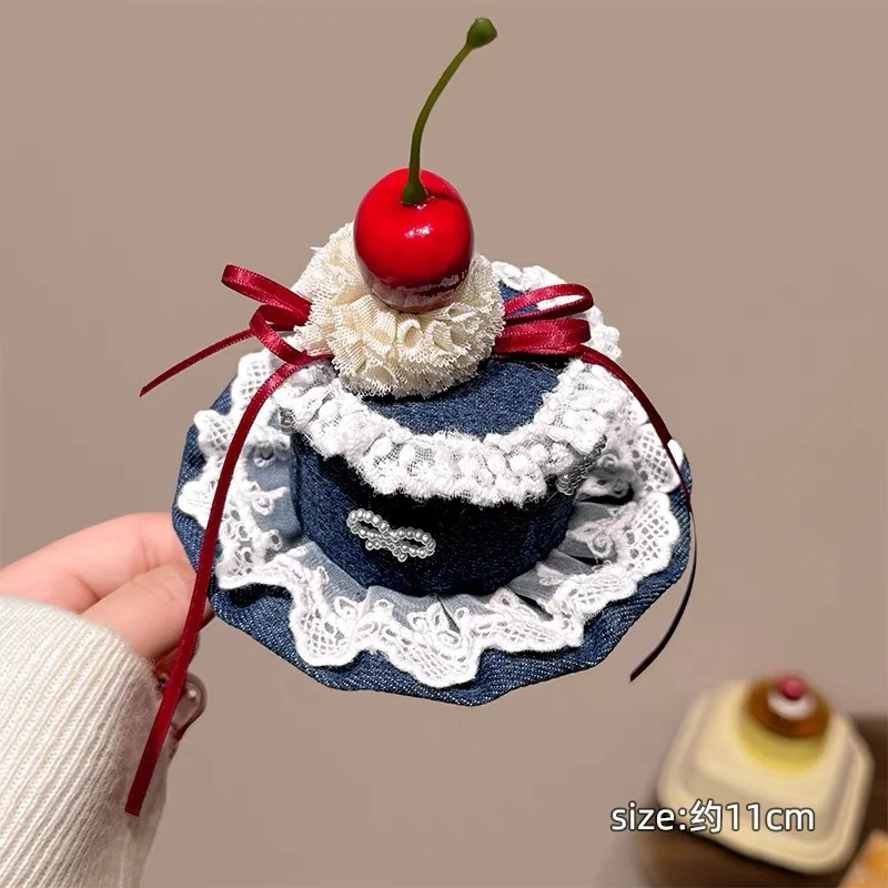 Cherry Cake Style Lace Hair Clip — variant image