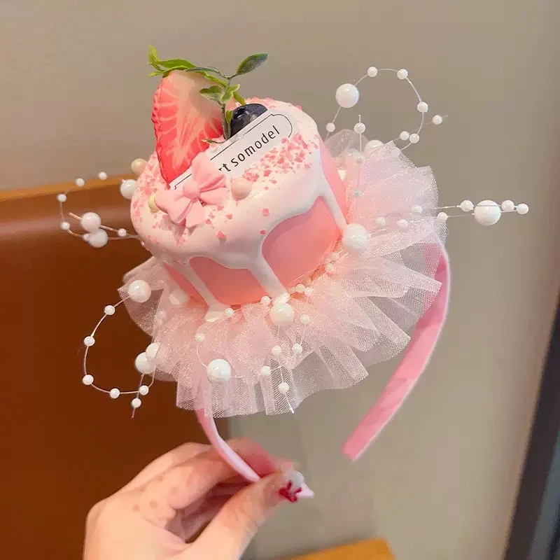 Cherry Cake Style Lace Hair Clip — image 2