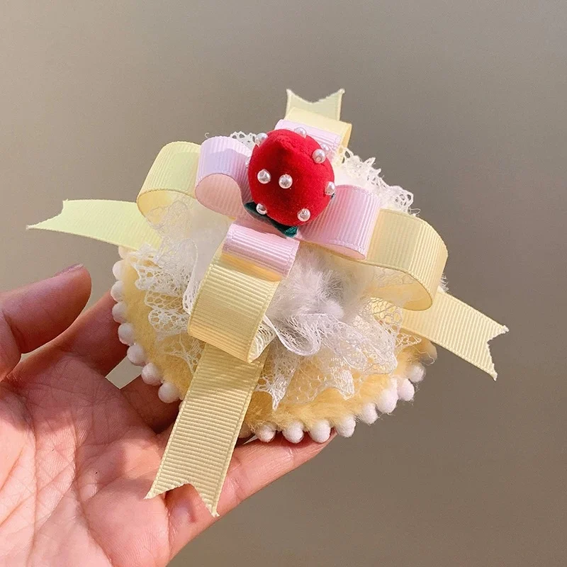 Cherry Cake Style Lace Hair Clip — variant image