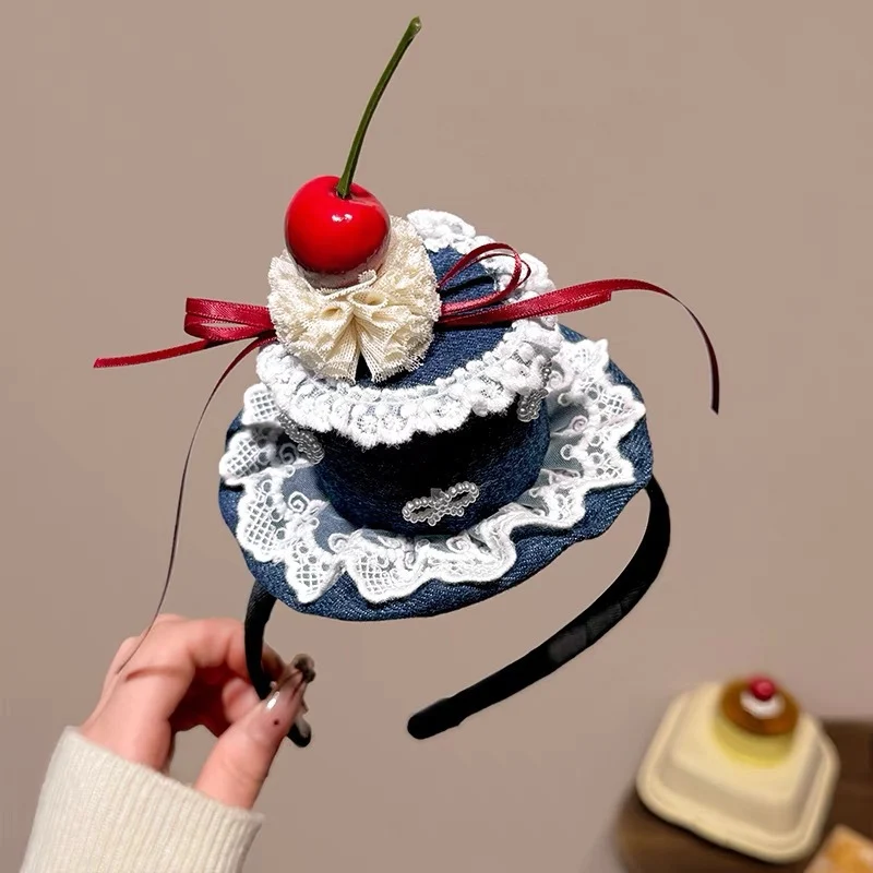 Cherry Cake Style Lace Hair Clip — variant image