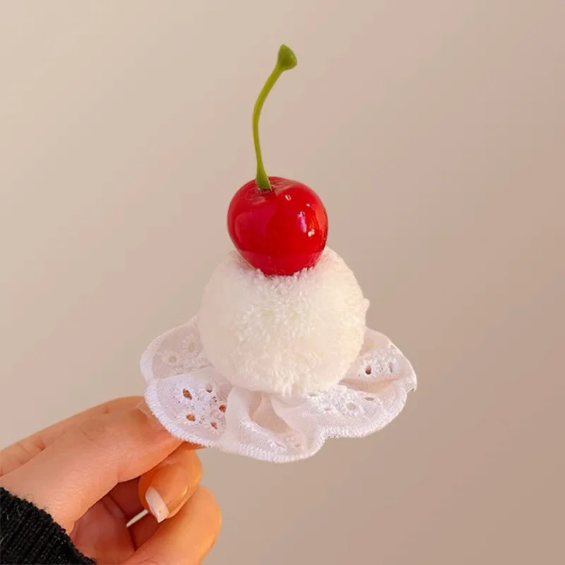Cherry Cake Style Lace Hair Clip — variant image