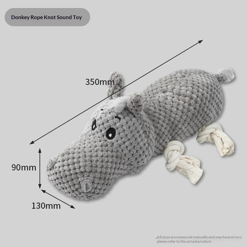 Chewing And Teeth-cleaning Plush Pet Toy With Sound — variant image