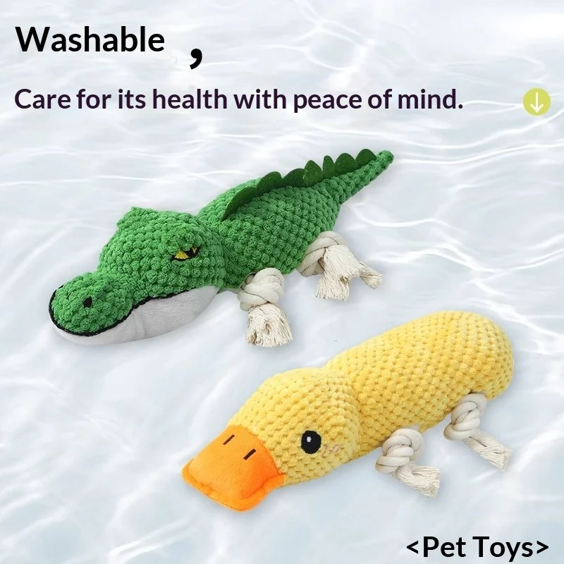 Chewing And Teeth-cleaning Plush Pet Toy With Sound — image 4