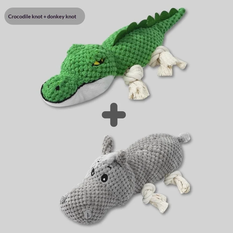 Chewing And Teeth-cleaning Plush Pet Toy With Sound — variant image