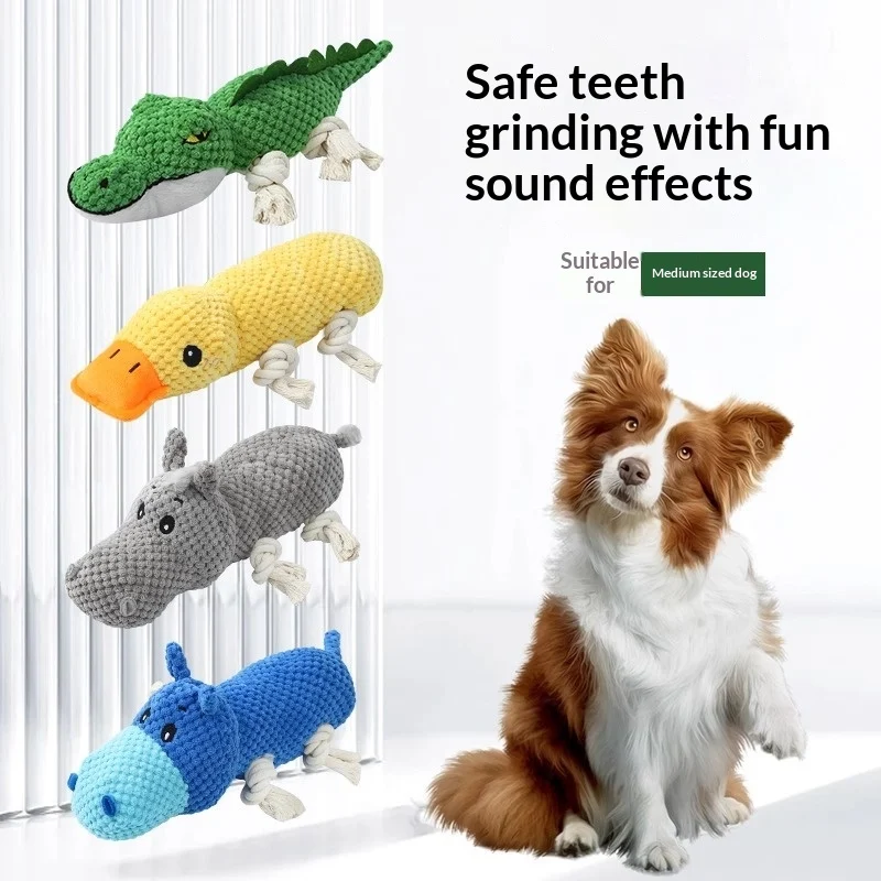 Chewing And Teeth-cleaning Plush Pet Toy With Sound — image 8
