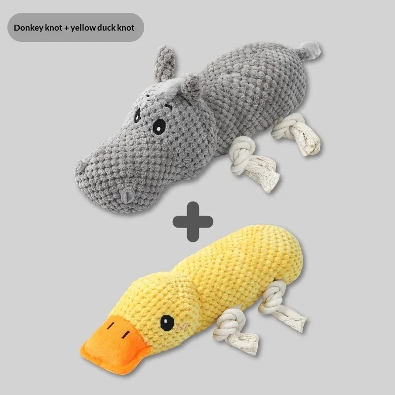 Chewing And Teeth-cleaning Plush Pet Toy With Sound — image 3