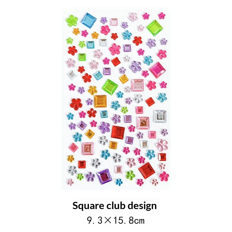 Children's Cartoon Princess 3D Heart-shaped Diamond Sticker — variant image