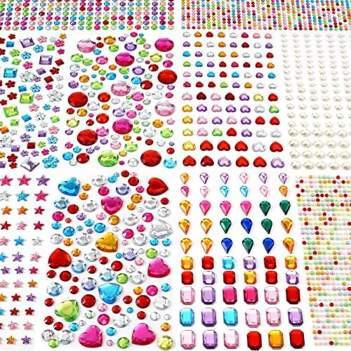 Children's Cartoon Princess 3D Heart-shaped Diamond Sticker — image 1