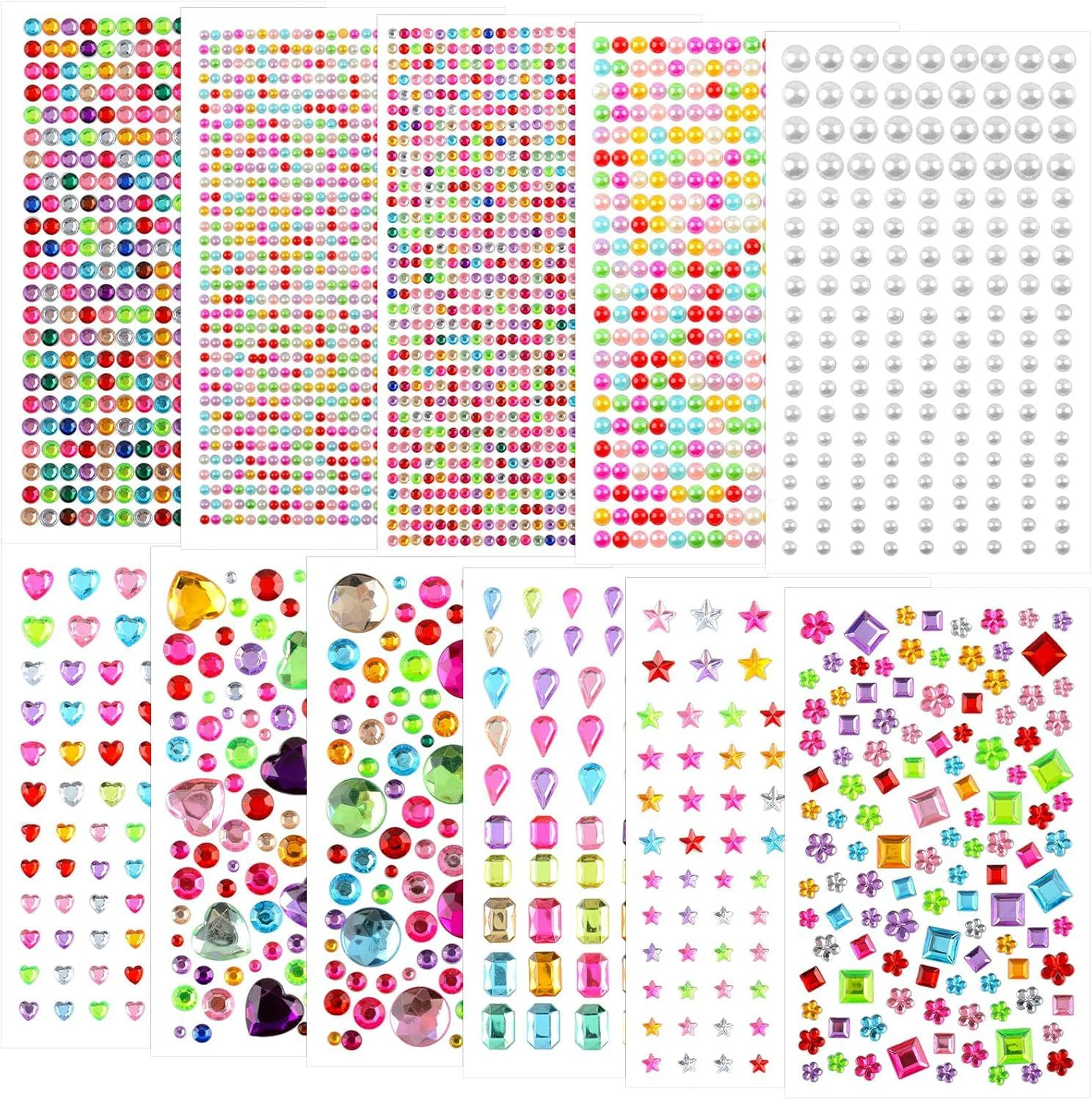 Children's Cartoon Princess 3D Heart-shaped Diamond Sticker — image 5