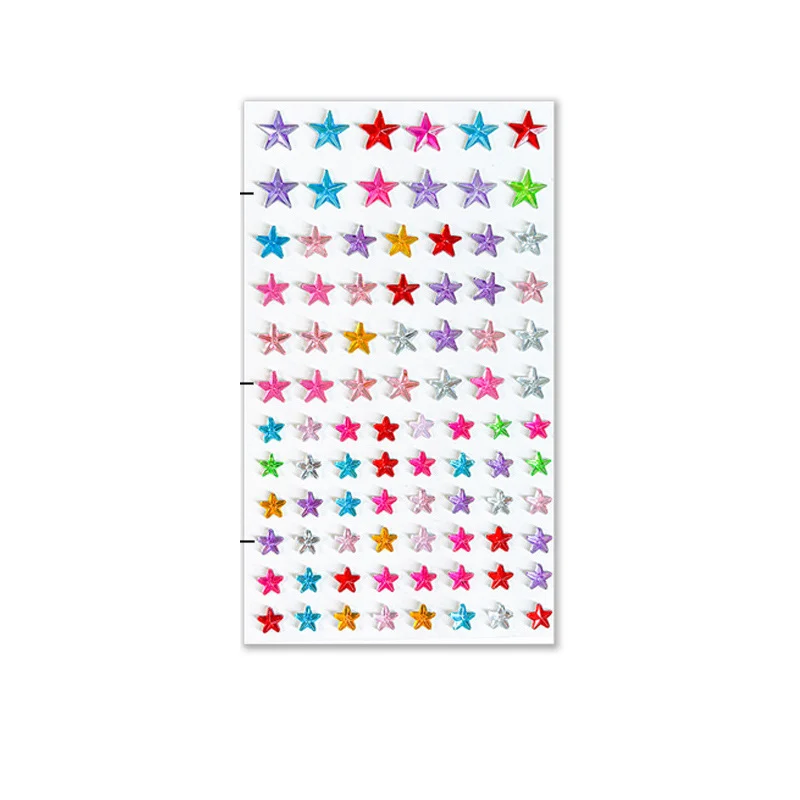 Children's Cartoon Princess 3D Heart-shaped Diamond Sticker — variant image