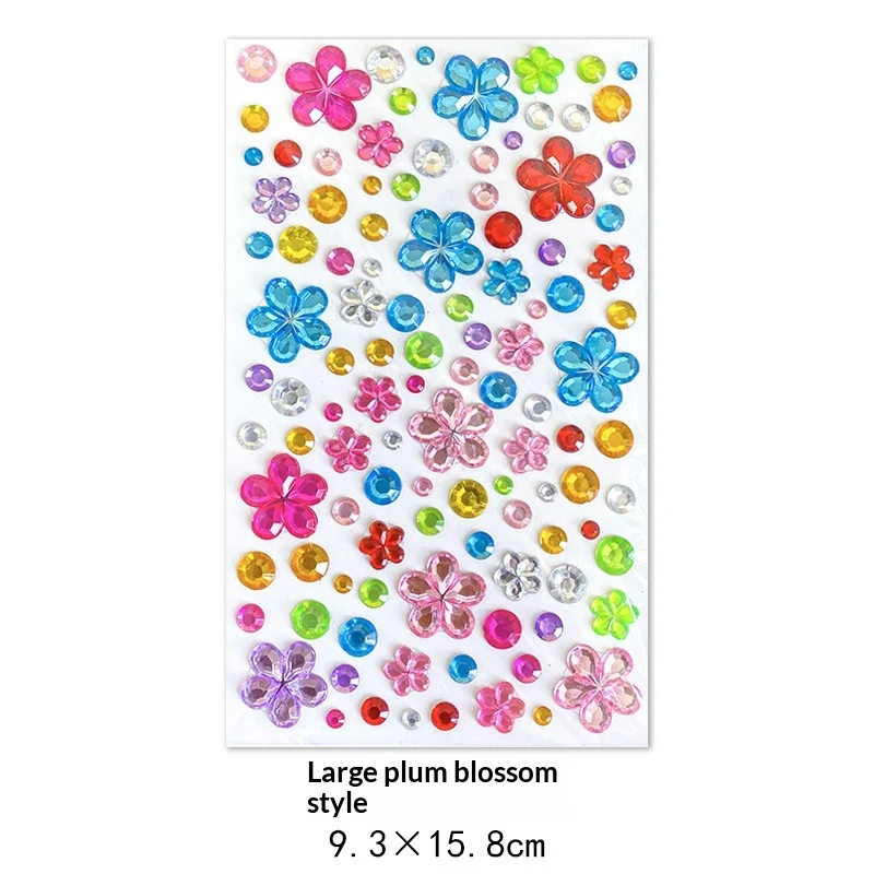 Children's Cartoon Princess 3D Heart-shaped Diamond Sticker — variant image