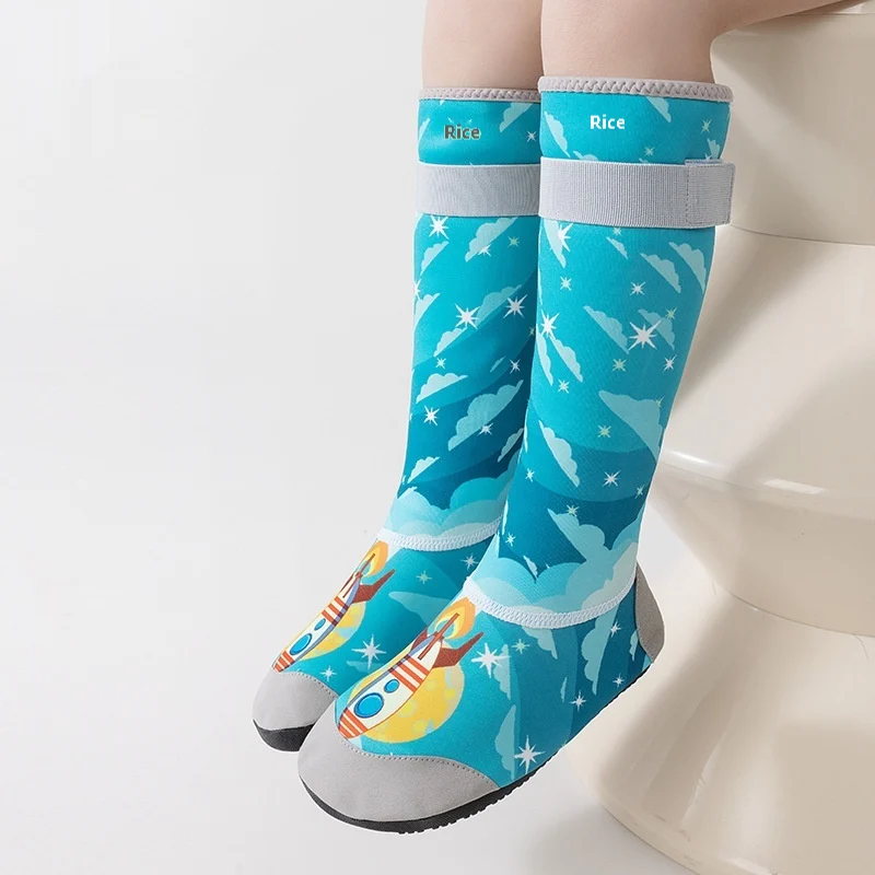 Children's High-top Parent-child Outdoor Flow Hiking Shoes Cut-proof Quick-drying Swimming — image 9