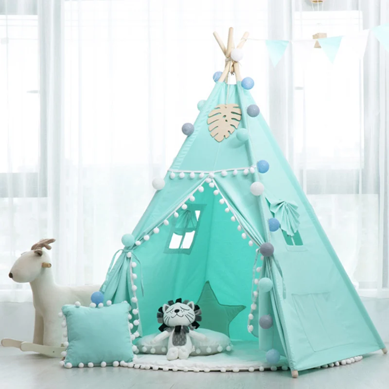 Children's Indoor Game House 100 Cotton Canvas Tent — image 2
