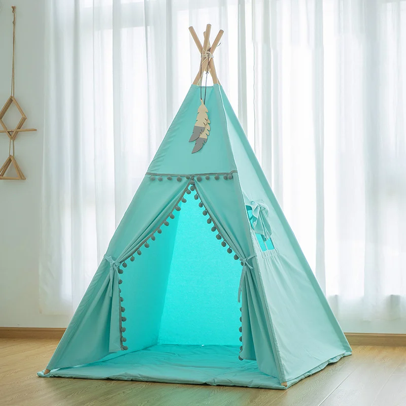 Children's Indoor Game House 100 Cotton Canvas Tent — image 3