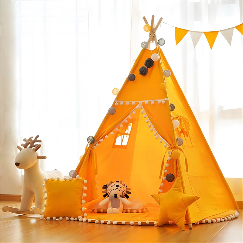 Children's Indoor Game House 100 Cotton Canvas Tent — image 10