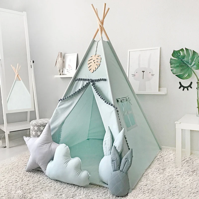 Children's Indoor Game House 100 Cotton Canvas Tent — image 6