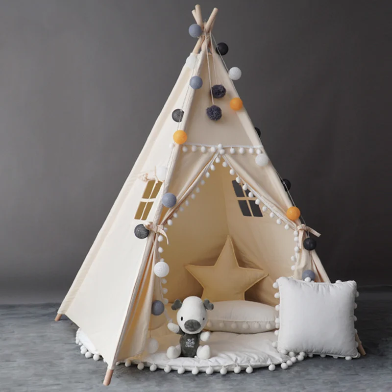 Children's Indoor Game House 100 Cotton Canvas Tent — image 7