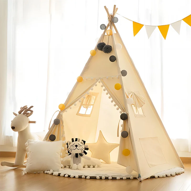 Children's Indoor Game House 100 Cotton Canvas Tent — image 5