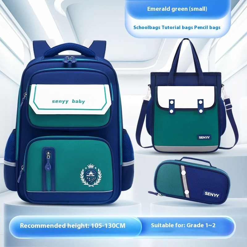 Children's Spine Protector Backpack With Water-repellent Large Capacity Oxford Cloth… — image 2