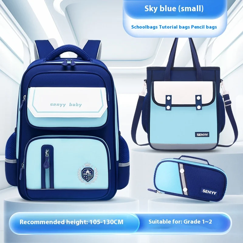 Children's Spine Protector Backpack With Water-repellent Large Capacity Oxford Cloth… — image 6