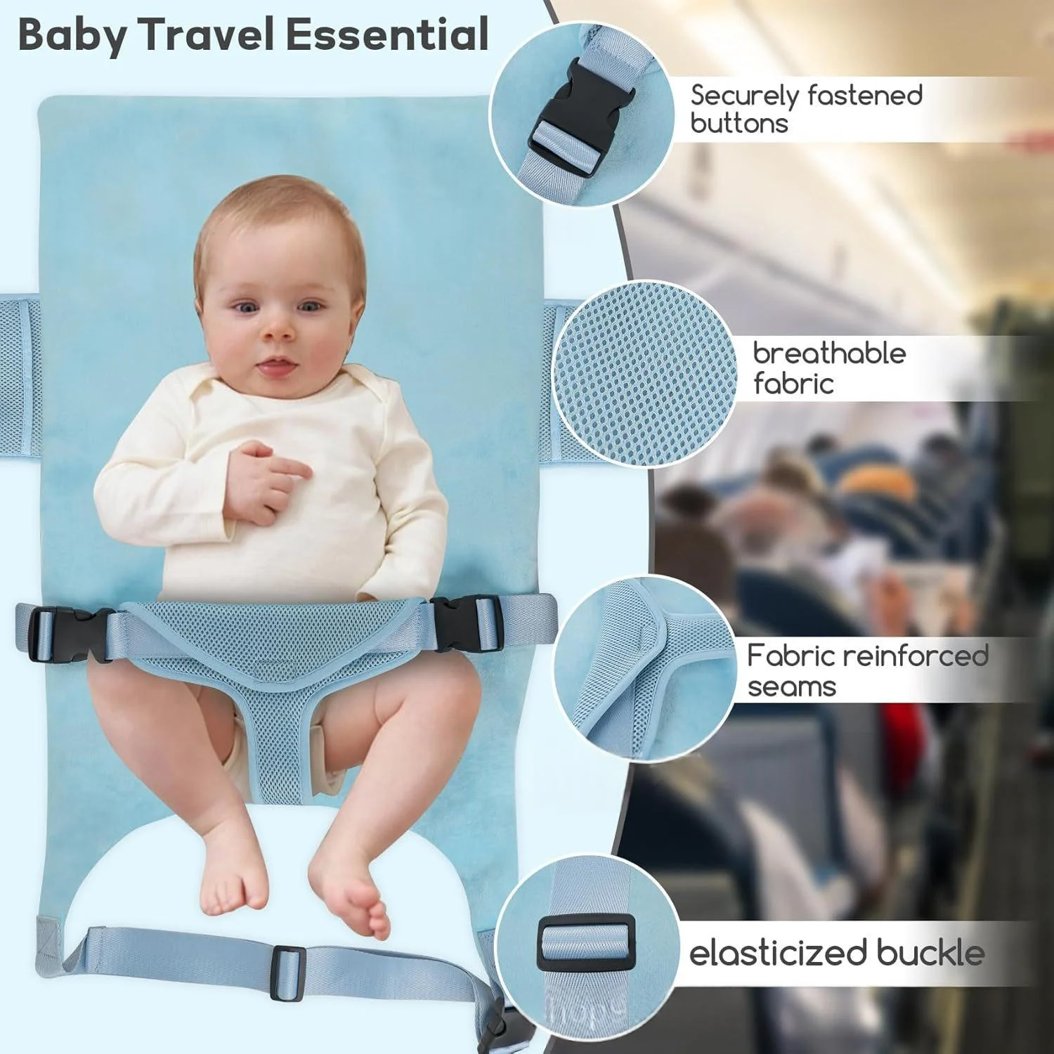 Childrens Airplane Seat Extension Bed — image 5
