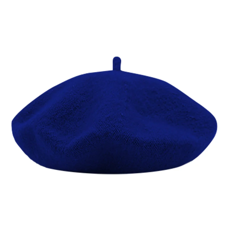 Childrens Beret British-style Vintage Wool — image 2