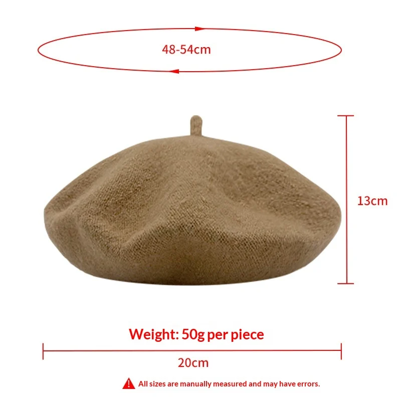 Childrens Beret British-style Vintage Wool — image 7