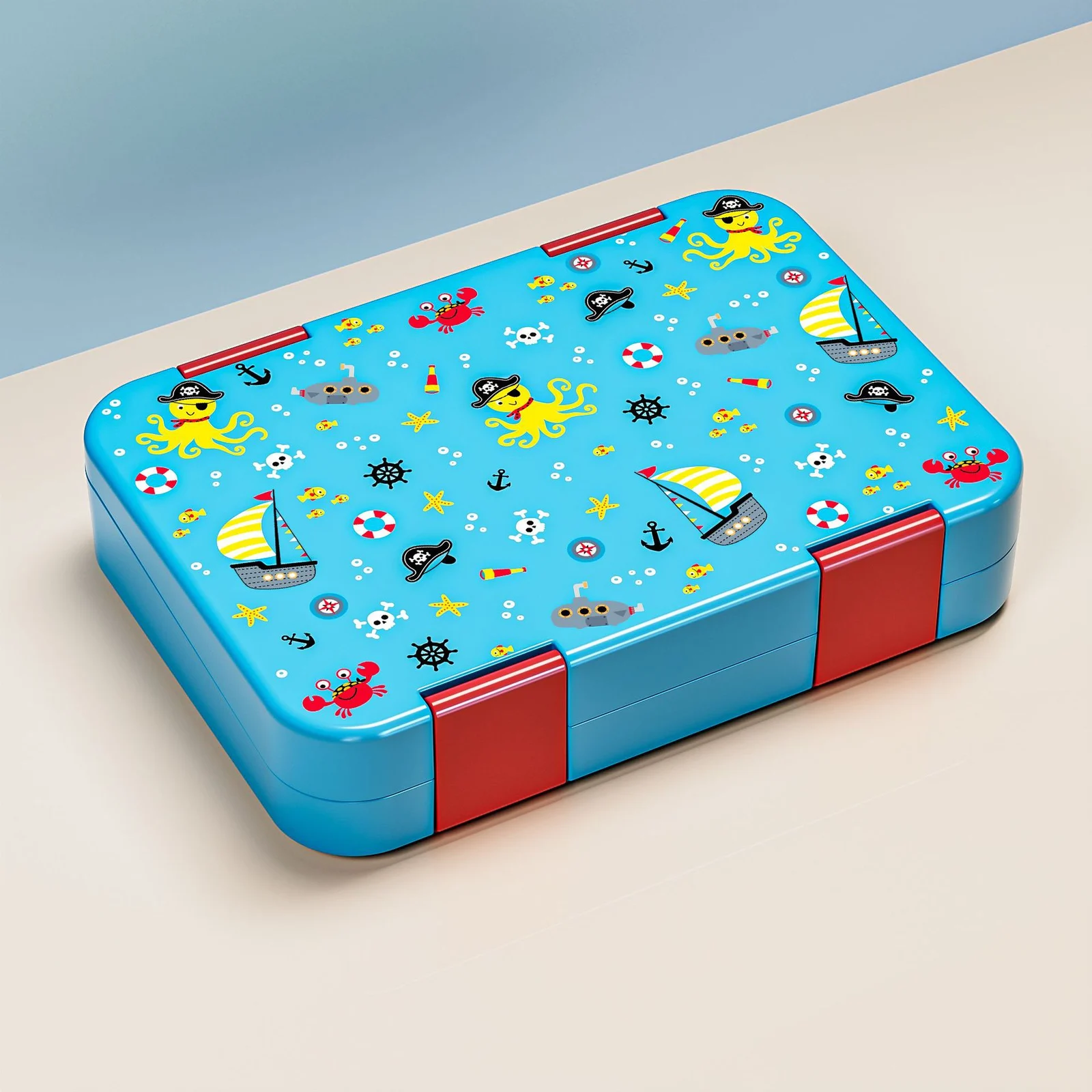 Childrens Double-compartment Lunch Box Cartoon-themed Bento — image 2