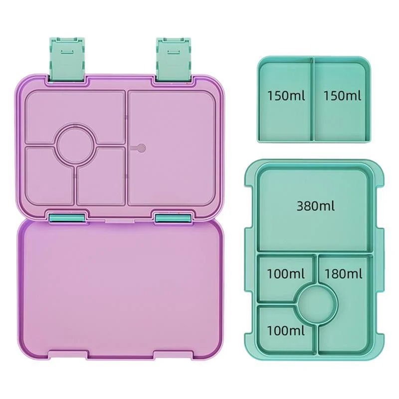 Childrens Double-compartment Lunch Box Cartoon-themed Bento — image 3