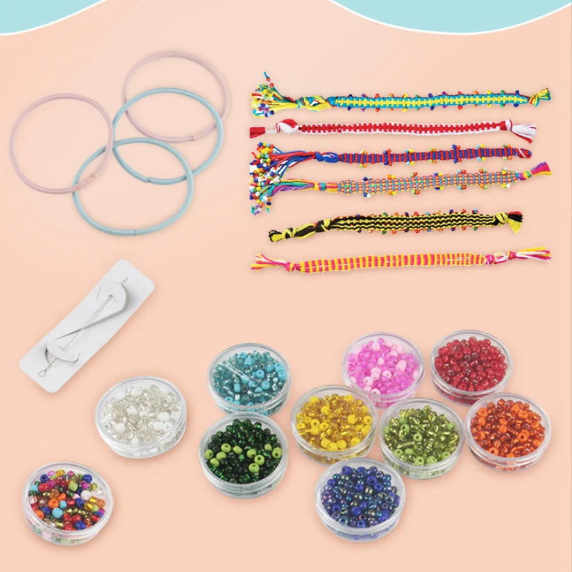 Childrens Educational DIY Toy Woven Bracelet Set — image 5