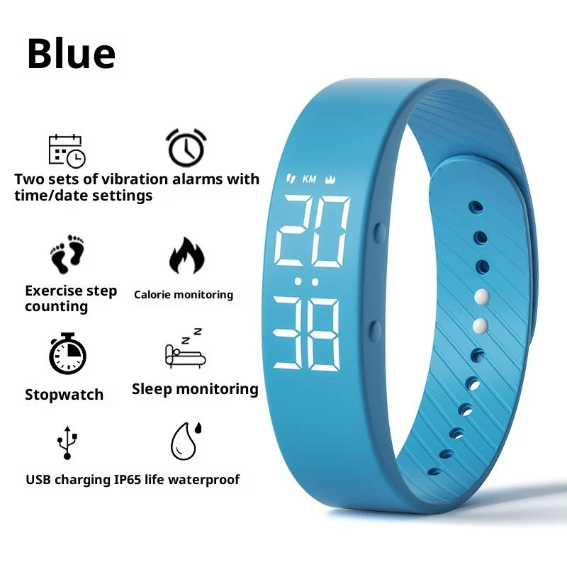 Childrens Watch, Boys Waterproof Vibrating Alarm Bracelet, Girls Style — variant image