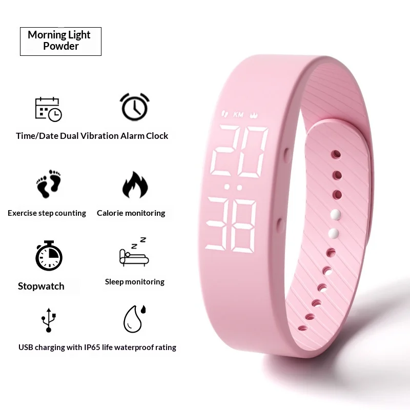 Childrens Watch, Boys Waterproof Vibrating Alarm Bracelet, Girls Style — image 7