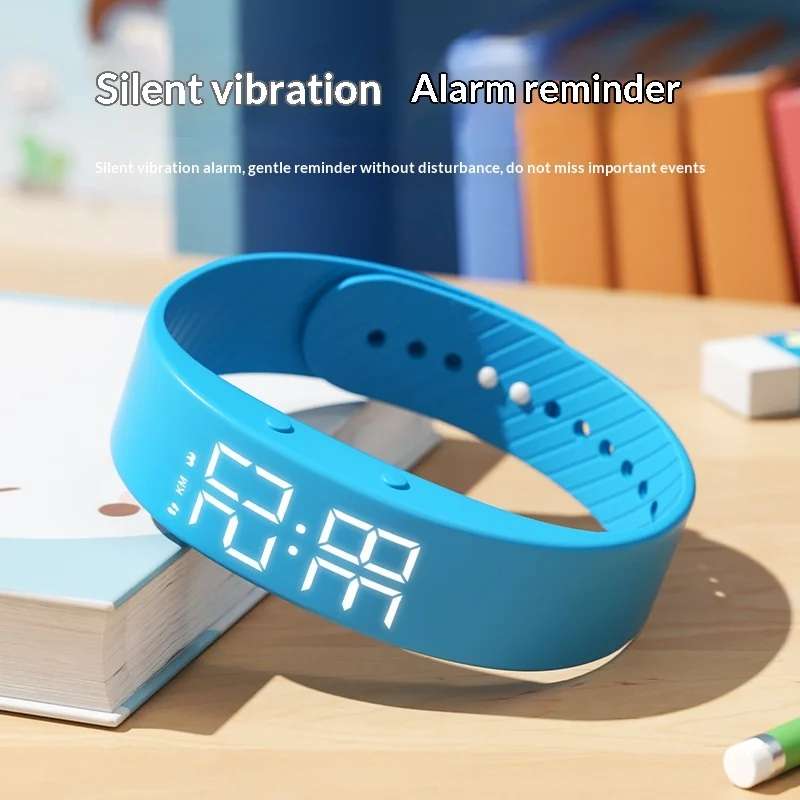 Childrens Watch, Boys Waterproof Vibrating Alarm Bracelet, Girls Style — image 3