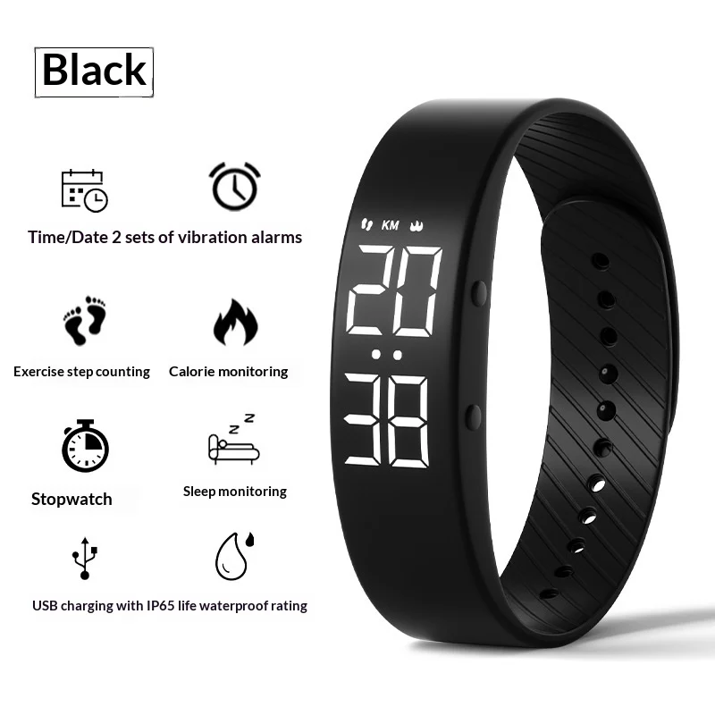 Childrens Watch, Boys Waterproof Vibrating Alarm Bracelet, Girls Style — image 8