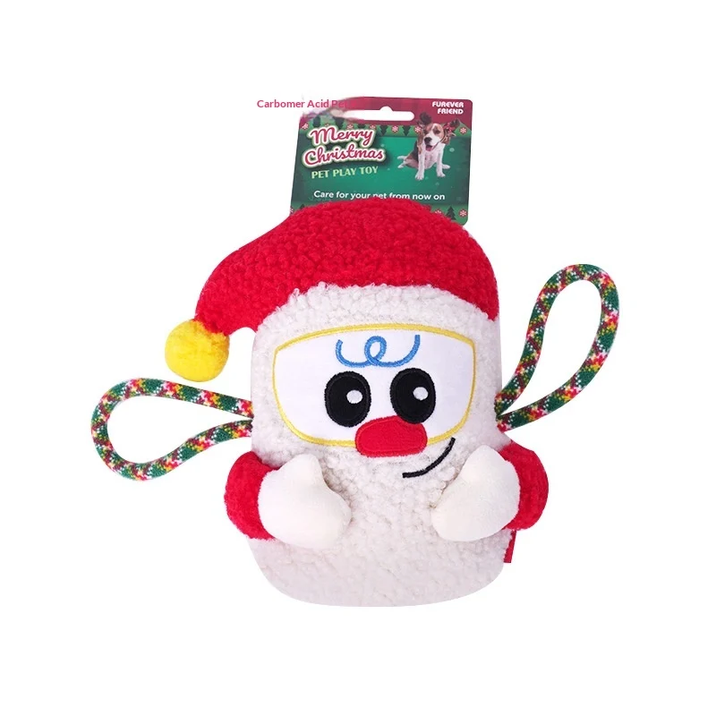 Christmas Dog Toy Self-amusing And Boredom-busting With A Chewable Knotted Rope That… — image 3