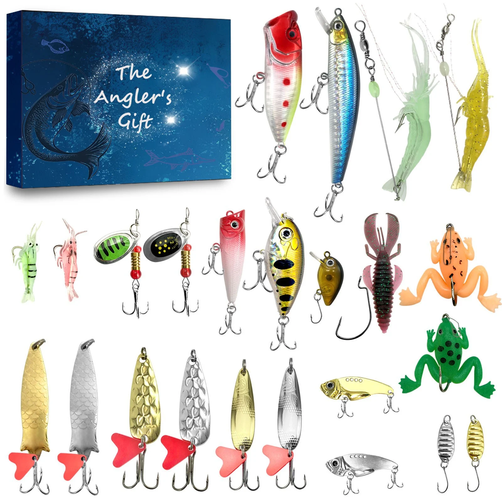 Christmas Fishing Lure Gift Box Blind Set — image 7