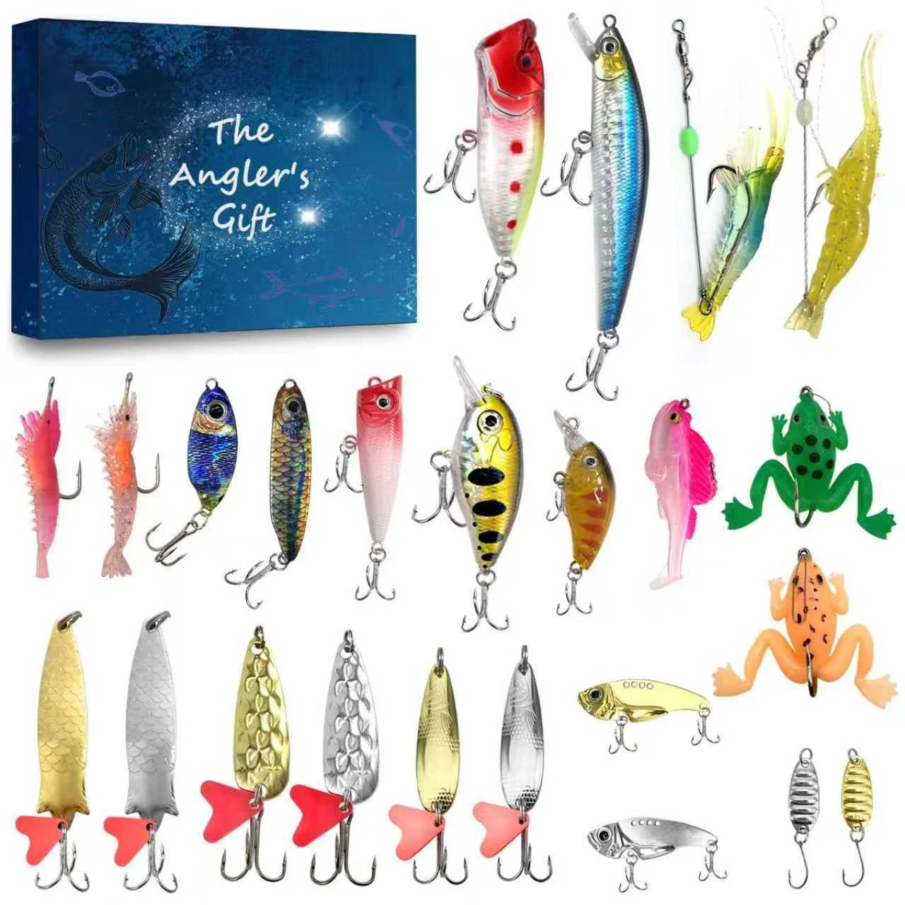 Christmas Fishing Lure Gift Box Blind Set — image 3