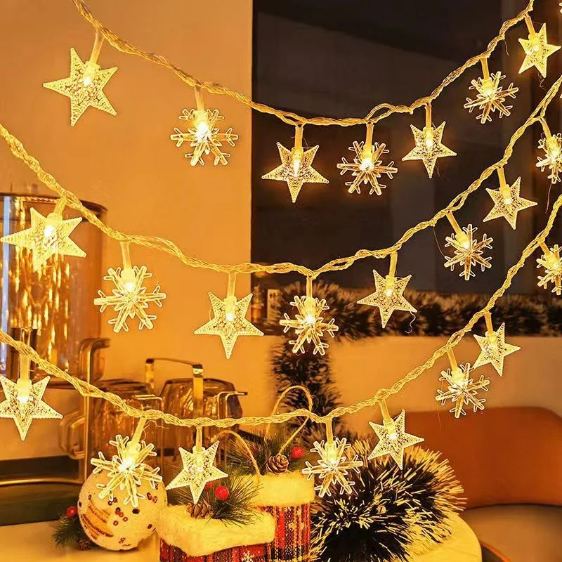 Christmas LED Solar-powered Patio Light String — image 4