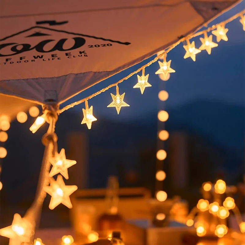 Christmas LED Solar-powered Patio Light String — image 10