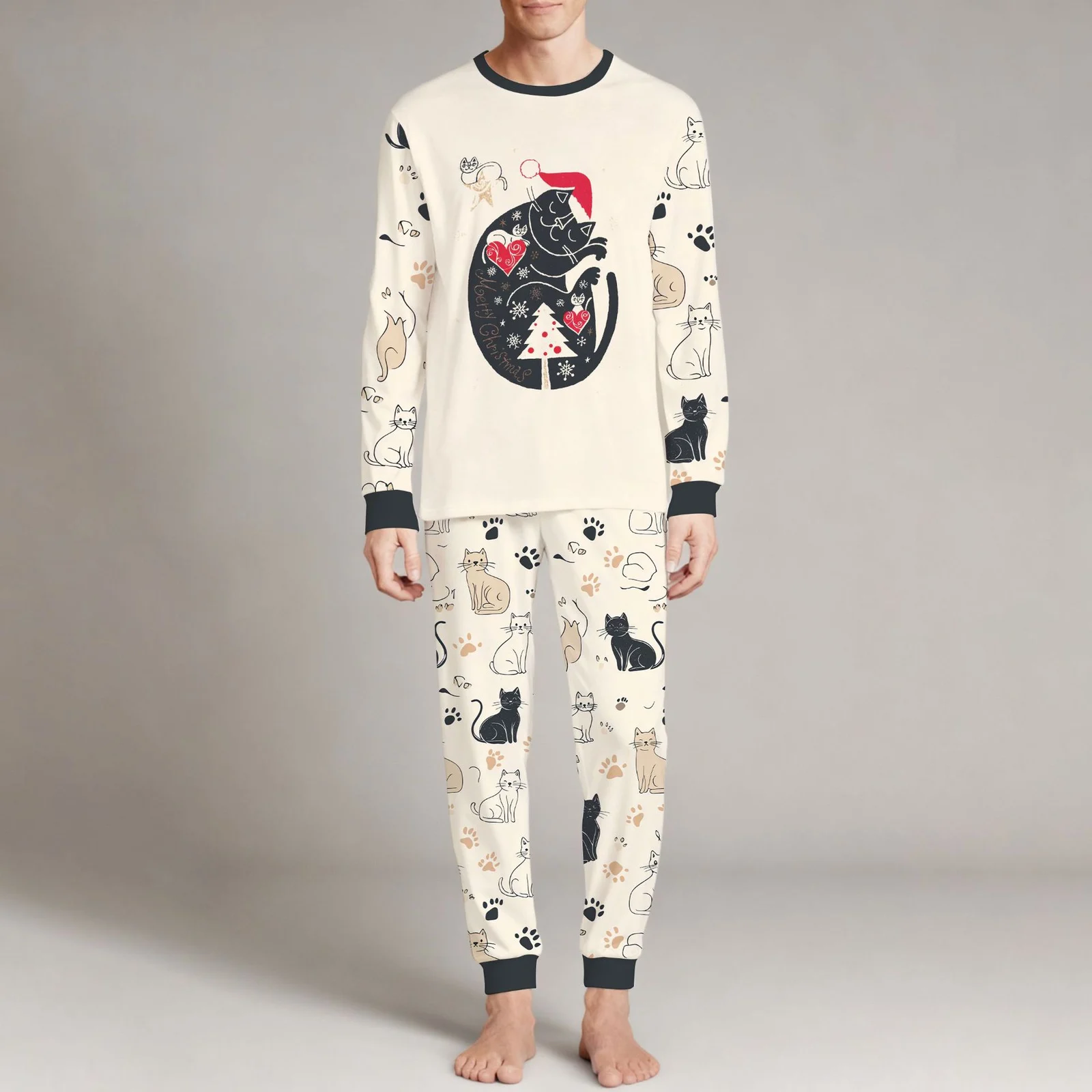 Christmas Printed Family Pajama Set — image 3