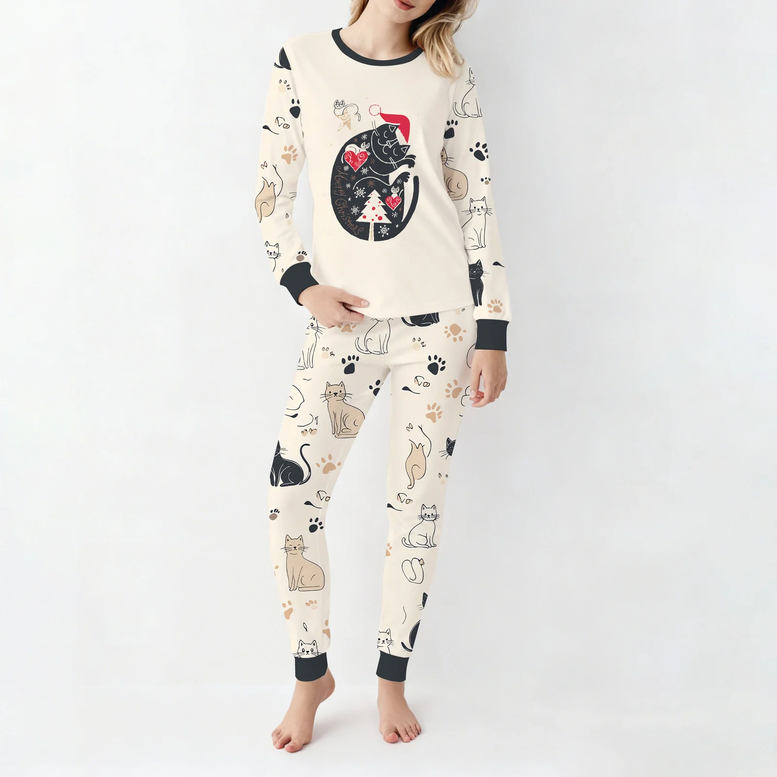 Christmas Printed Family Pajama Set — image 5