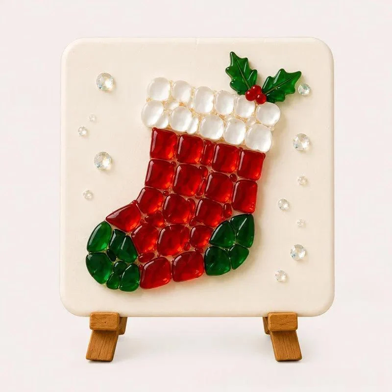Christmas Sea Glass Mosaic DIY Art Kit Set — image 5