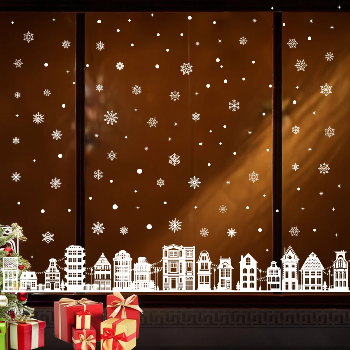 Christmas Window Glass Snowflake Stickers — image 2