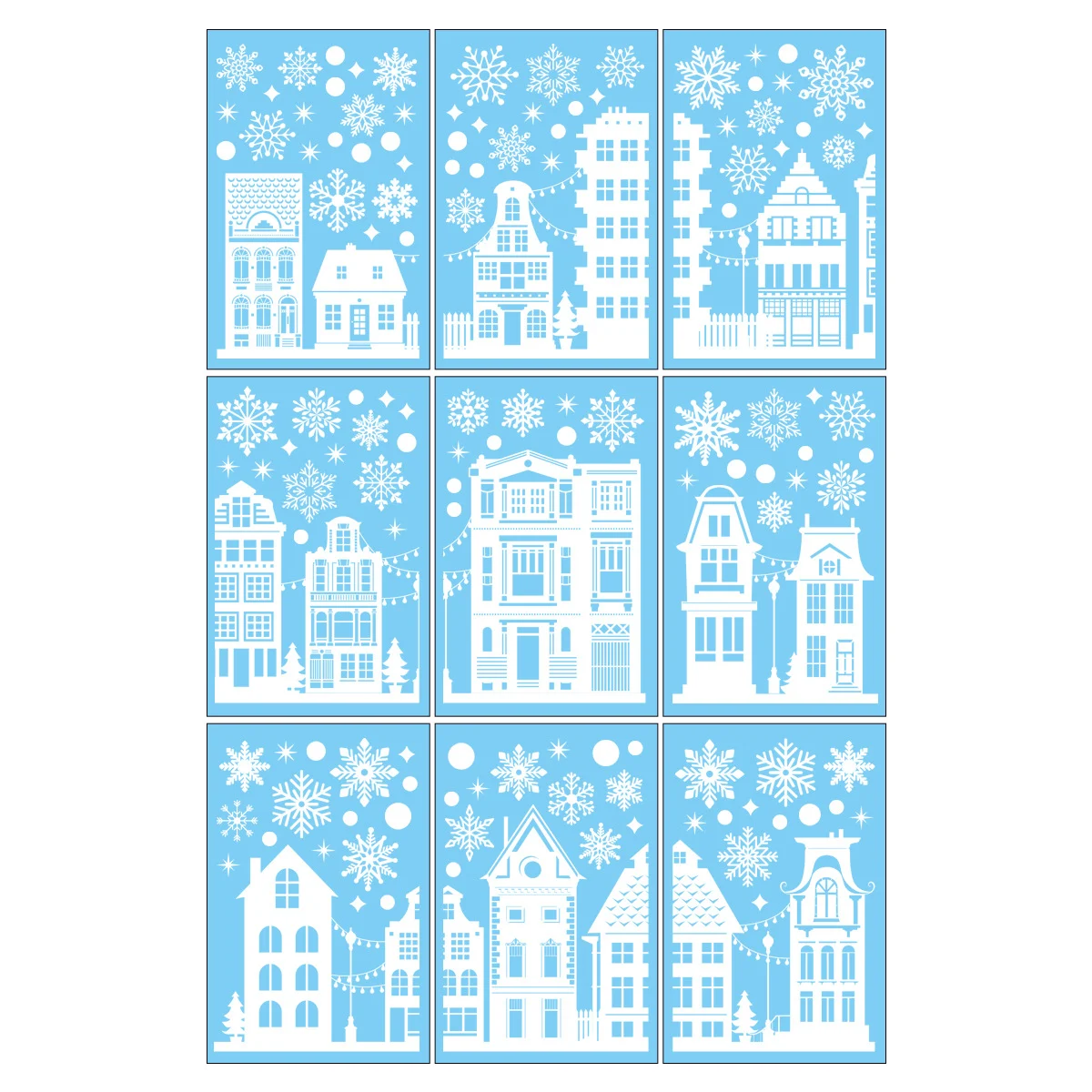 Christmas Window Glass Snowflake Stickers — image 5